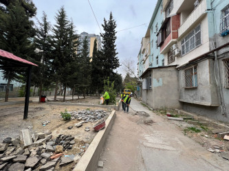 Cavadxan 28,32 saylı ünvanlarda yenidənqurma işləri davam etdirilir.