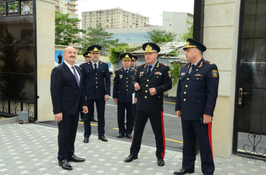 Nəsimi rayonunda Polis şöbəsinin inzibati binasının açılışı olub.