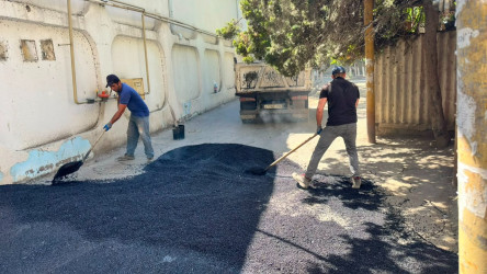Nəsimi rayonunda genişmiqyaslı abadlıq və təmir-bərpa işləri davam etdirilir.