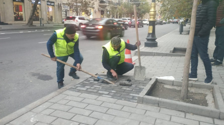 Rayon ərazisində abadlıq işləri davam edir.