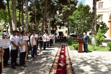 Ali təhsil müəssisələrinin tələbələri arasında keçirilən "Zəfər festivalı" adlı idman yarışlarının təltifolunma mərasimi keçirildi.