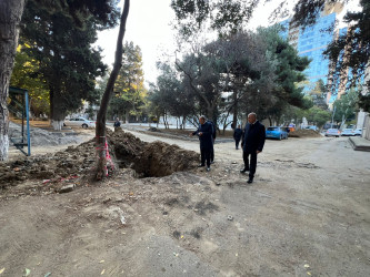 Bakıxanov 42 saylı ünvanda abadlıq-quruculuq işləri davam etdirilir.