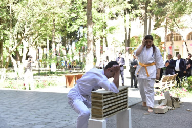 Ali təhsil müəssisələrinin tələbələri arasında keçirilən "Zəfər festivalı" adlı idman yarışlarının təltifolunma mərasimi keçirildi.