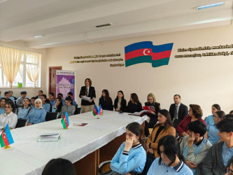 Nəsimi rayonunda  “Bərabər hüquqlar, aydın gələcək: Gender əsaslı zorakılıqla mübarizə” adlı maarifləndirici tədbir keçirilib