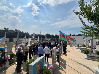 Vətən müharibəsi Şəhidi Abdullayev İbrahim Habil oğlunun doğum günündə əziz xatirəsi yad olundu.