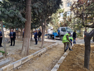 Nəsimi rayonu Cavadxan 28,32 saylı ünvanlarda abadlıq-quruculuq yenidənqurma işlərinə başlanılıb.