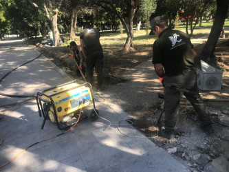 Rayonda yeni təhlükəsizlik kameralarının quraşdırılması işləri aparılır.