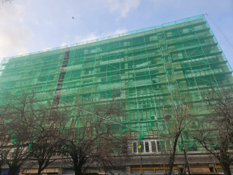 Nəsimi rayonunda başlanılmış abadlıq və təmir-bərpa işləri davam etdirilir.