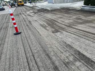 Neftçilər prospektində təmir bərpa və asfaltlaşma işlərinə başlanılıb.