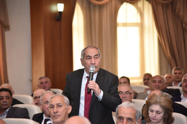 Nəsimi Rayon Ağsaqqallar Şurasının geniş tərkibdə hesabat konfransı keçirilmişdir.
