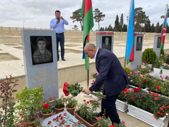 Şəhid Mikayılov Cəbrayıl Valeh oğlunun şəhadət günü xatirəsi anıldı.