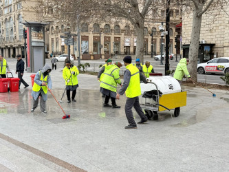 Nəsimi rayonunda genişmiqyaslı iməcilik keçirilib