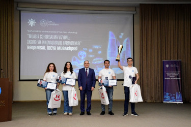 Nəsimi rayonunda “Müasir Şəhərsalma Vizyonu: Ənənə və İnnovasiyanın Harmoniyası” Rəqəmsal İdeya Müsabiqəsinin bağlanış mərasimi keçirilib