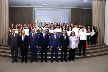Nəsimi rayonunda “Müasir Şəhərsalma Vizyonu: Ənənə və İnnovasiyanın Harmoniyası” Rəqəmsal İdeya Müsabiqəsinin bağlanış mərasimi keçirilib