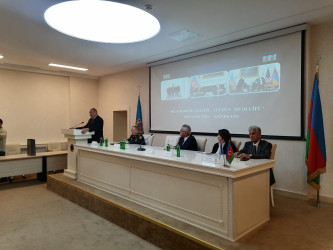 Müharibə, Əmək və Silahlı Qüvvələr Veteranları Təşkilatında “Müharibənin qalibi, sülhün müəllifi” mövzusunda konfrans keçirilib