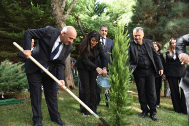 Nəsimi rayonunda 27 sentyabr - Anım Günü münasibətilə ağacəkmə aksiyası keçirilib.