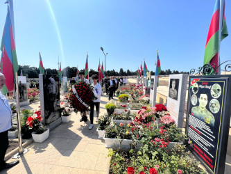 Vətən müharibəsi Şəhidi Əliyev Rauf Səxavət oğlunun doğum günündə əziz xatirəsi yad olundu.