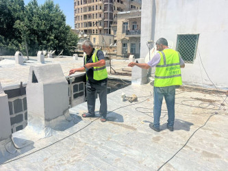 Nəsimi rayonu ərazisində mənzillərin tüstü-bacalarının profilaktik təmizlənməsi istiqamətində işlər mütəmadi olaraq davam etdirilir