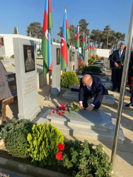 Vətən Müharibəsi Şəhidi Mikayılov Cəbrayıl Valeh oğlunun şəhadət günündə əziz xatirəsi yad edildi.