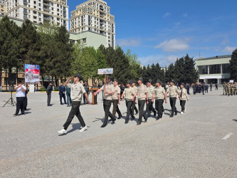 “Şahin” hərbi-idman oyunlarının Nəsimi rayon birinciliyi keçirilib