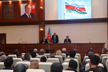Nəsimi rayonunda “Sahibkarlıq subyektləri ilə istehlakçı hüquqlarının müdafiəsi” mövzusunda tədbir keçirilib