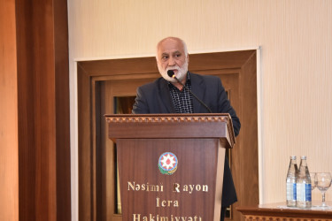 Nəsimi rayon İcra Hakimiyyətində rayonun şəhid ailələri və müharibə əlilləri ilə görüş keçirilib.