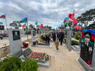 Vətən Müharibəsi Şəhidi Əliyev İmran Əli oğlunun əziz xatirəsi yad edildi.