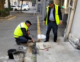 Nəsimi rayonunda yaz-yay mövsümünə hazırlıq çərçivəsində  abadlıq işlərinə start verilib