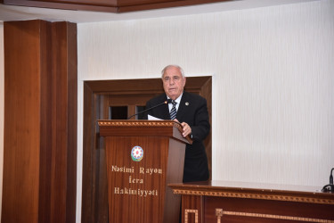 Nəsimi Rayon Ağsaqqallar Şurasının geniş tərkibdə hesabat konfransı keçirilmişdir.