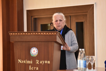 Nəsimi rayon İcra Hakimiyyətində rayonun şəhid ailələri və müharibə əlilləri ilə görüş keçirilib.