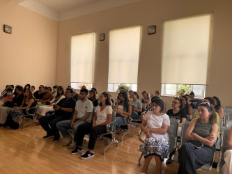 Nəsimi rayonunda “Elmin innovativ yanaşmalarında suverenliyimizin hüquqi predmetləri” mövzusunda tədbir keçirilib