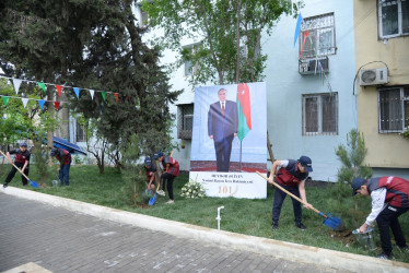 Nəsimi rayonunda növbəti “Abad həyət” sakinlərin istifadəsinə verilib