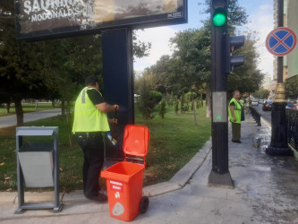 Nəsimi rayonunda növbəti iməcilik keçirilib, sanitar təmizlik işləri aparılıb.