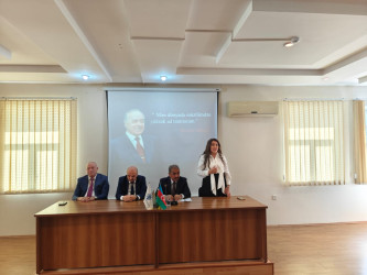 Nəsimi rayonunda 5 oktyabr – Beynəlxalq Müəllimlər Günü münasibətilə tədbir keçirilib.