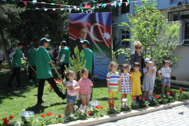 Nəsimi rayonunda növbəti “Abad həyət” sakinlərin istifadəsinə verilib.