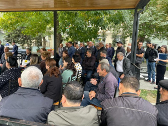 Nəsimidə  oktyabr ayında səyyar qəbulların keçirilməsi  davam etdirilmişdir.