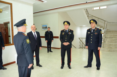 Nəsimi rayonunda Polis şöbəsinin inzibati binasının açılışı olub.