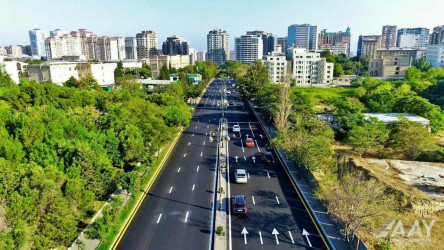 Tbilisi prospektində asfaltlaşma işi başa çatıb.