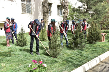 Nəsimi rayonunda daha bir abad həyət sakinlərin istifadəsinə verilib.