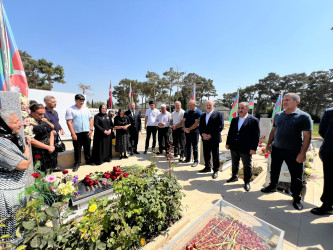 Vətən müharibəsi Şəhidi Baxşəliyev Natiq Saleh oğlunun doğum günündə əziz xatirəsi yad olundu.