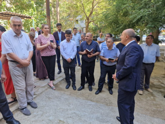 Nəsimi rayon İcra Hakimiyyətinin başçısı  səyyar qəbul keçirdi