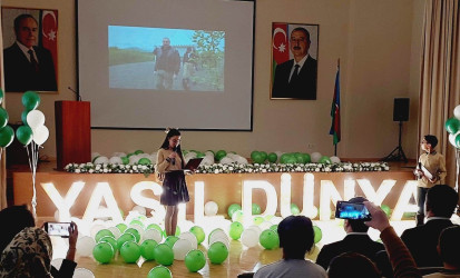 “Yaşıl dünya naminə həmrəylik ili” çərçivəsində Sağlam mühit naminə  “Balacadan böyüyə həmrəy olaq” adlı tədbir keçirilib.