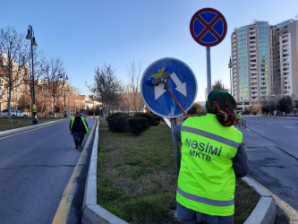 Nəsimi rayonunda növbəti iməcilik keçirildi.