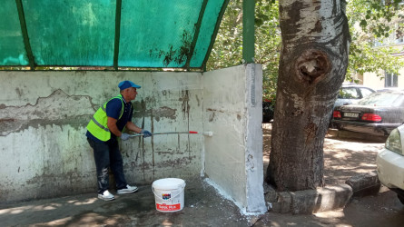Rayon ərazisində cari təmir işləri davam etdirilir
