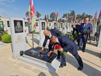 Vətən Müharibəsi Şəhidlərinin əziz xatirəsi yad olundu.