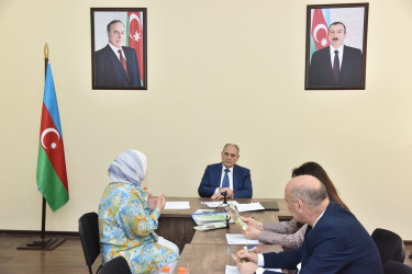 Nəsimi rayon İcra Hakimiyyətinin başçısı növbəti səyyar qəbul keçirib