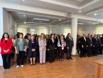 Nəsimi rayonunda 5 oktyabr – Beynəlxalq Müəllimlər Günü münasibətilə tədbir keçirilib.