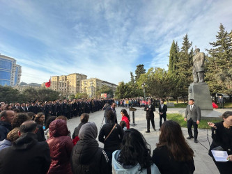 Mustafa Kamal Atatürkün anım günü qeyd olundu.