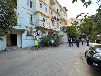 Mir Cəlal 42 ünvanında abadlıq-quruculuq işləri davam edir.