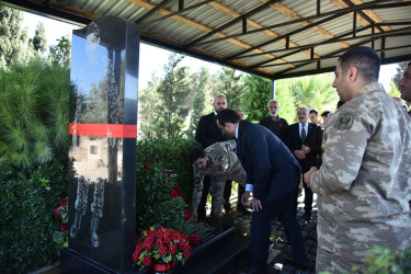 27 sentyabr- Anım günündə  Nəsimi rayon Vətən Müharibəsi Şəhidlərinin əziz xatirəsi ehtiramla yad olundu.